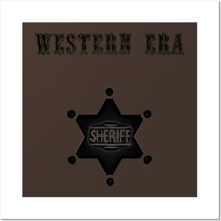 Western Era - Sheriff Badge 2 Posters and Art